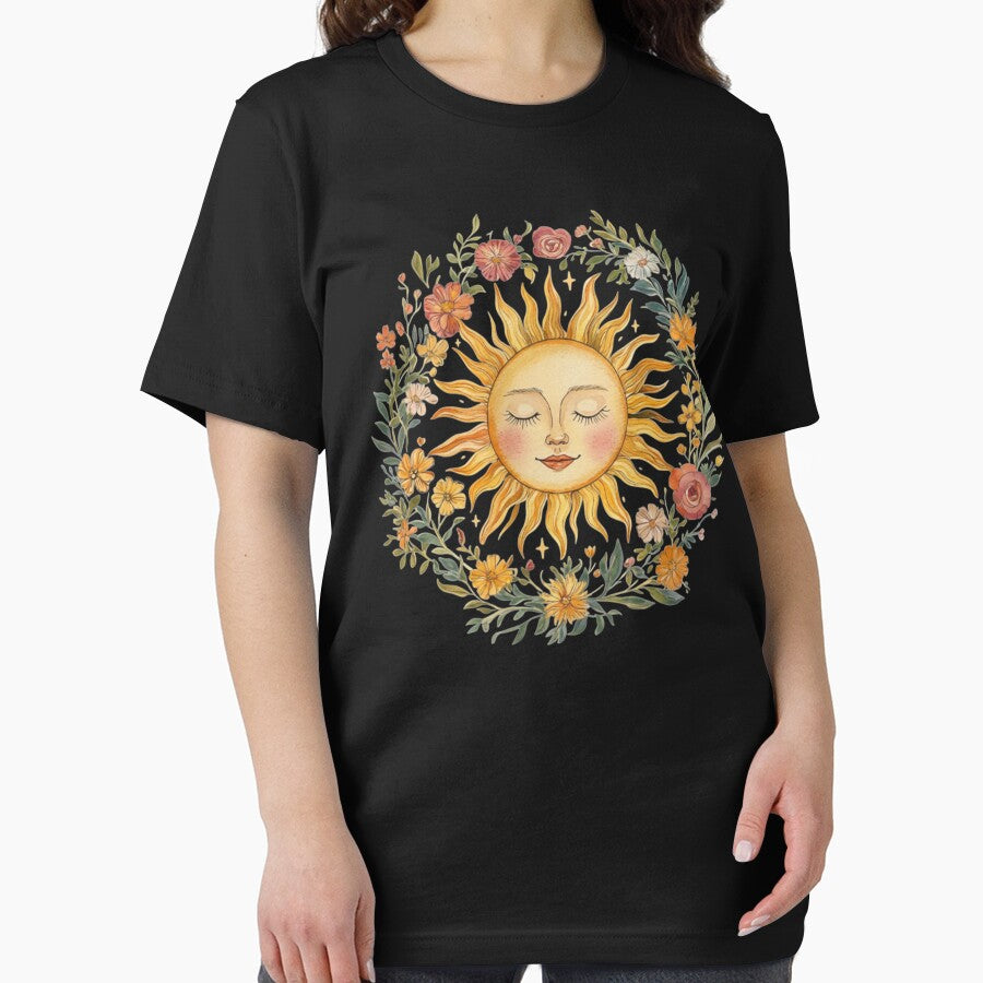 Boho Spiritual Sun, Cute Bohemian, Celestial Hippie, Vintage Women, Hippy, Chic Style, Floral by toongstudio... (Image 2)
