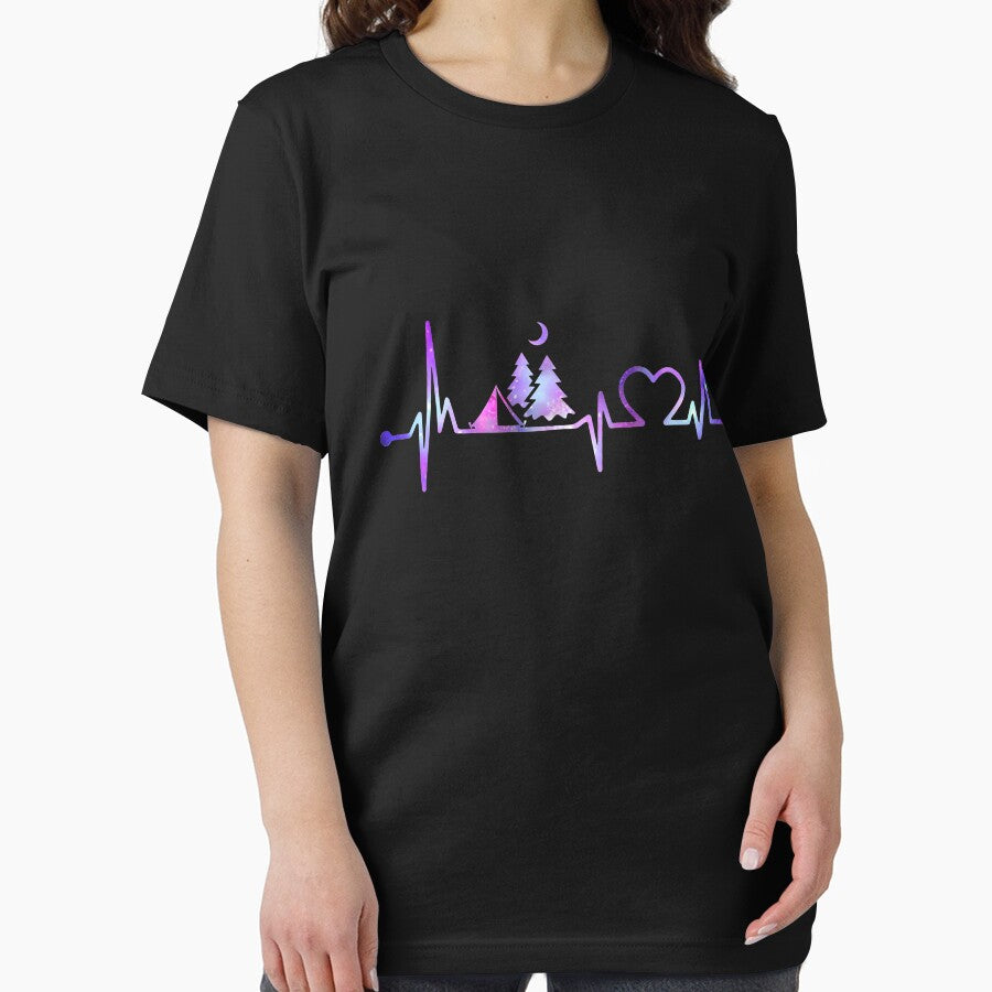 CAMPING HEARTBEAT GALAXY, CAMPING HEARTBEAT , CAMPING GALAXY by tinydreams10 T-Shirts, Hoodie, Sweatshirt (Image 2)