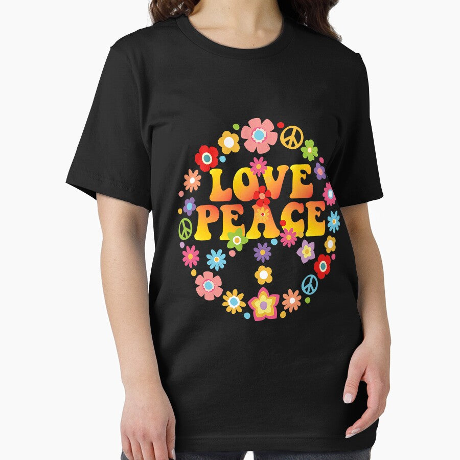 Peace Sign Love Hippie 60s 70s Tie Die by shannange T-Shirts, Hoodie, Sweatshirt | BlankRebels.com (Image 2)