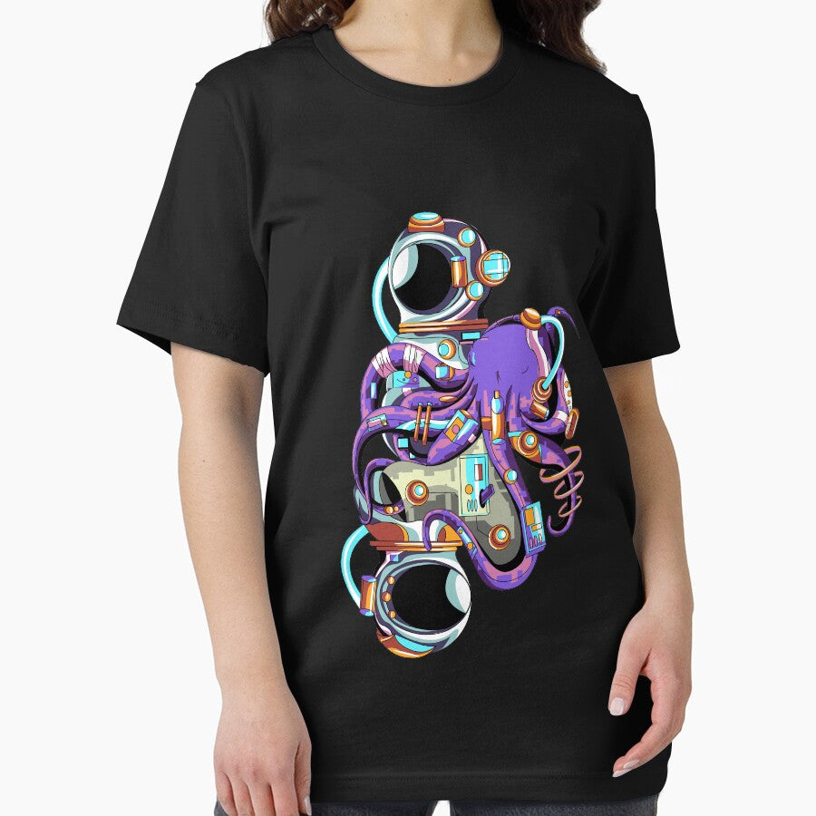 astronaut octopus by buzwin T-Shirts, Hoodie, Sweatshirt | BlankRebels.com (Image 2)