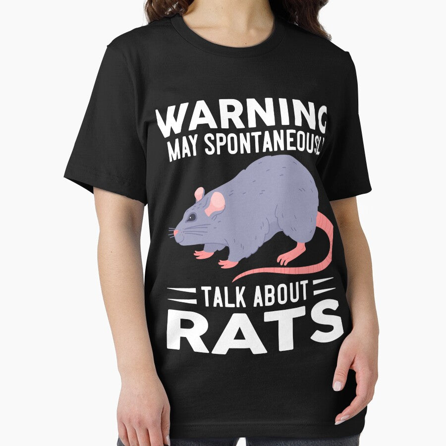 Warning I May Spontaneously Talk About Rats by OX-tright T-Shirts, Hoodie, Sweatshirt | BlankRebels.com (Image 2)