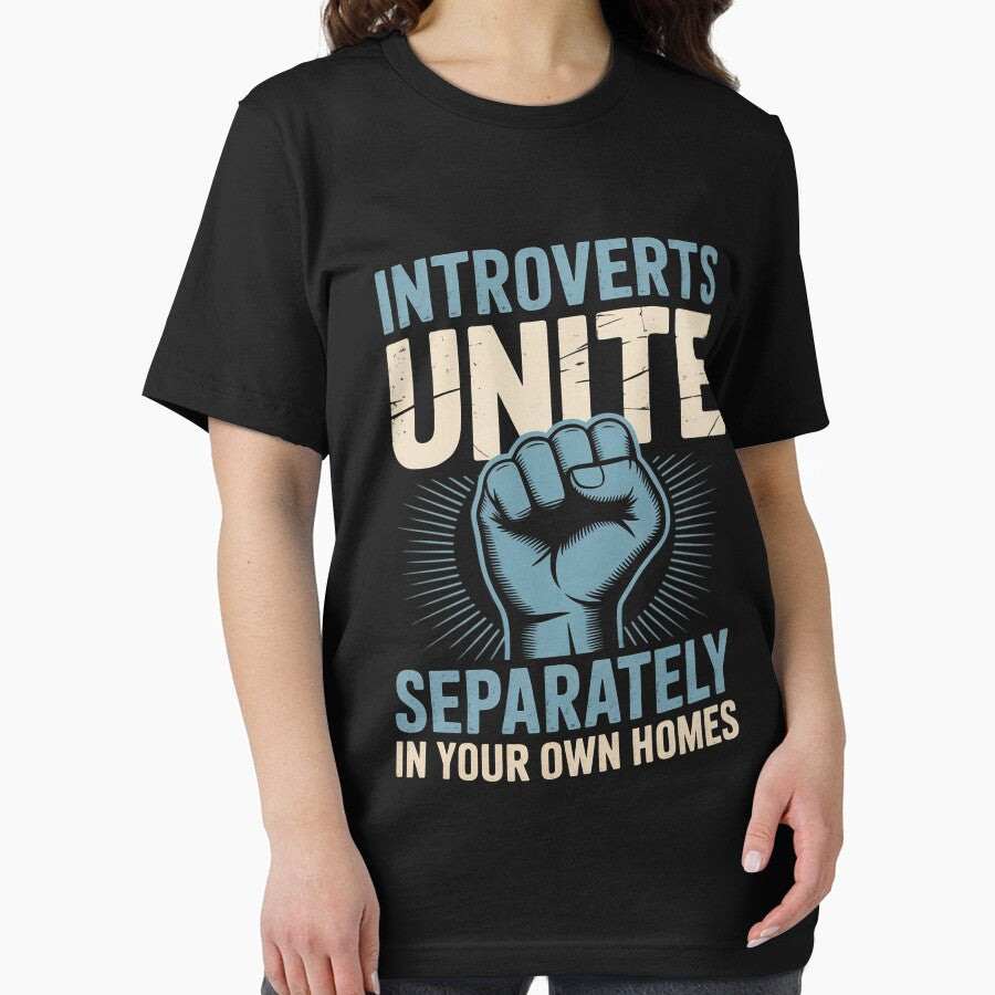 Introverts Unite Separately - Introverted Antisocial by CareTopping T-Shirts, Hoodie, Sweatshirt | BlankRebels.com (Image 2)