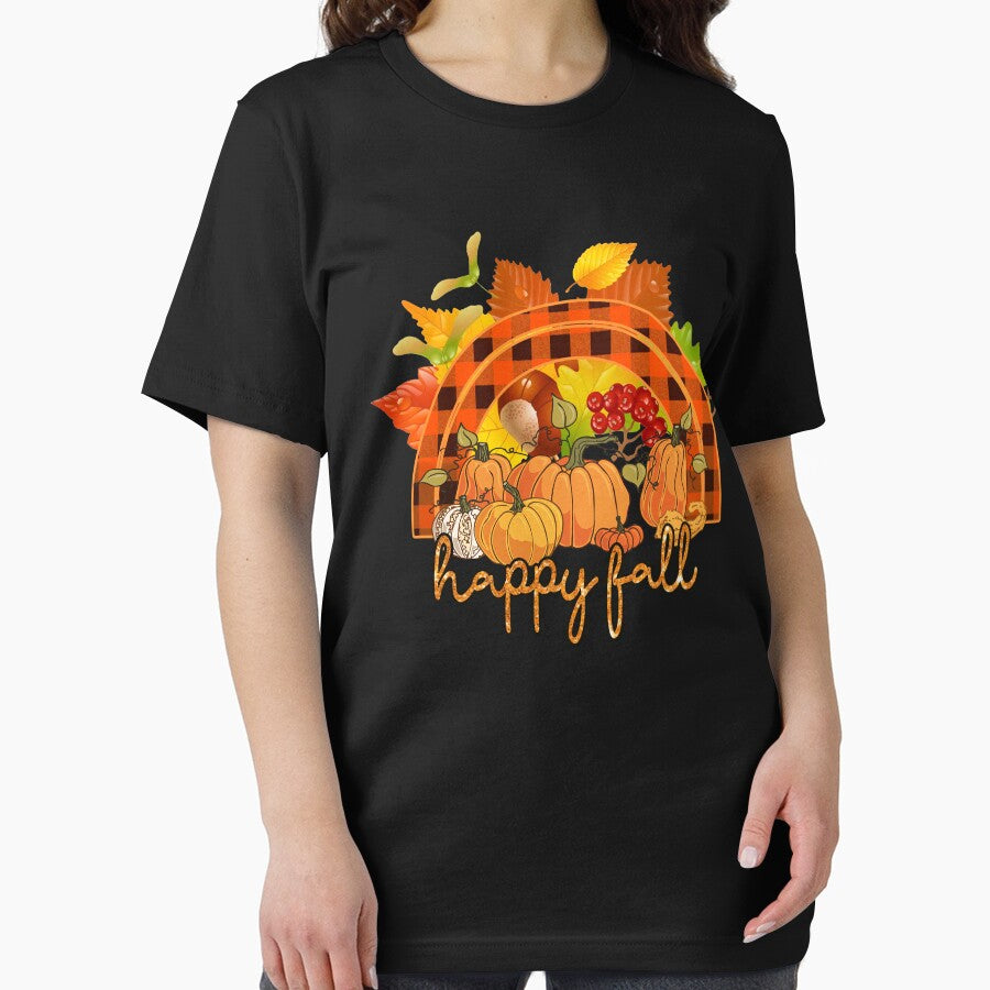 Happy Fall Funny Autumn Halloween by Teapot-art T-Shirts, Hoodie, Sweatshirt | BlankRebels.com (Image 2)