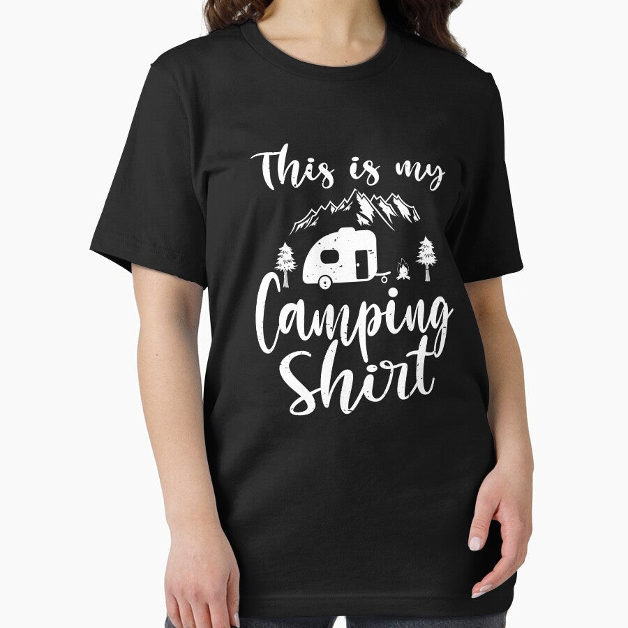 This is my Camping Shirt Campfire Camping Gift- Funny Camping Shirt ,Camping Tees, Camp T shirt, Camping Shirt... (Image 2)