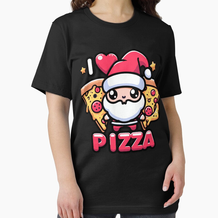 SANTA I LOVE PIZZA by Lukasz Kobylka T-Shirts, Hoodie, Sweatshirt | BlankRebels.com (Image 2)