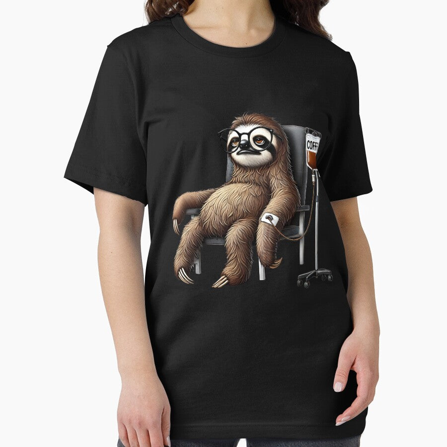 Funny Sloth IV Coffee Drink Animal Lover by Kimberley King Art  King Art T-Shirts, Hoodie, Sweatshirt (Image 2)