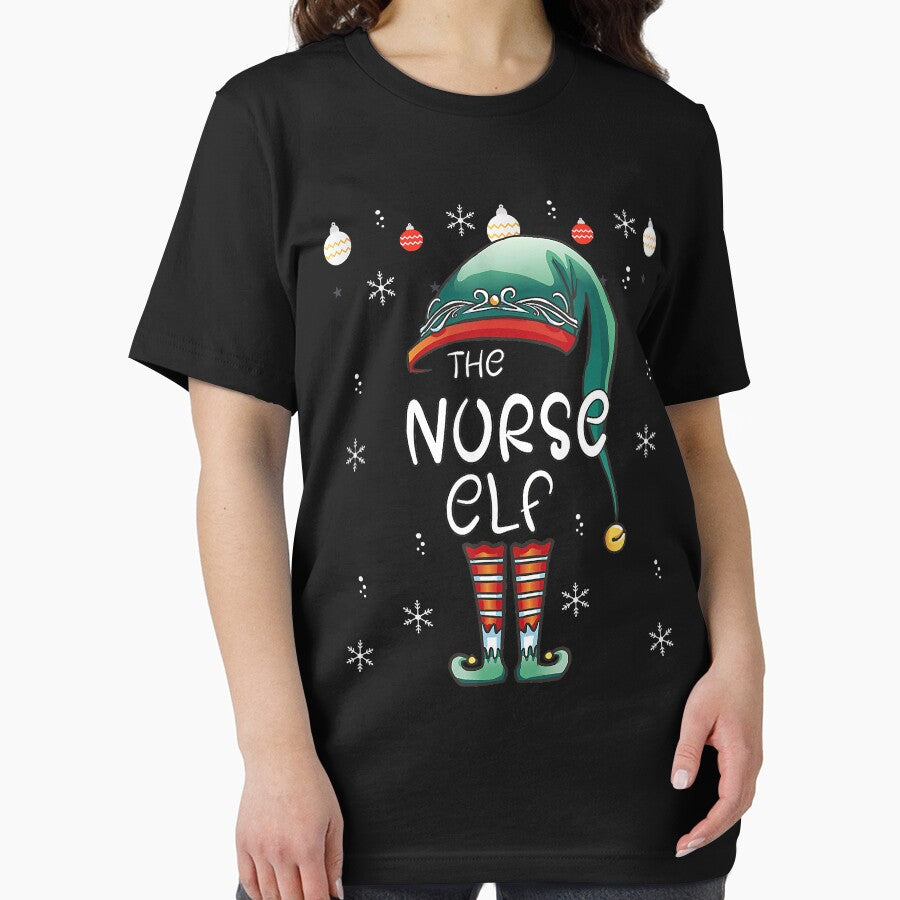 Nurse Squad Elf Matching Family Christmas Pajama by BrandyBare T-Shirts, Hoodie, Sweatshirt | BlankRebels.com (Image 2)