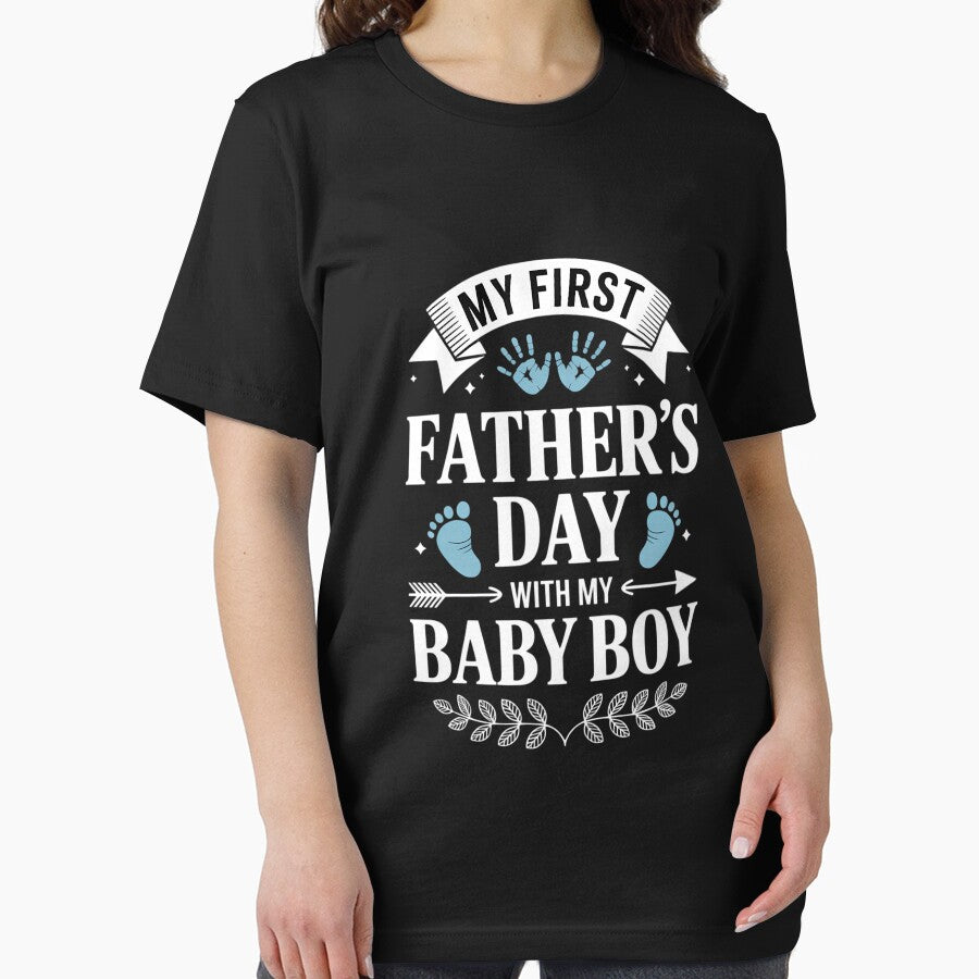 My First Fathers Day Baby Boy First Time Dad by DentistLegal T-Shirts, Hoodie, Sweatshirt | BlankRebels.com (Image 2)
