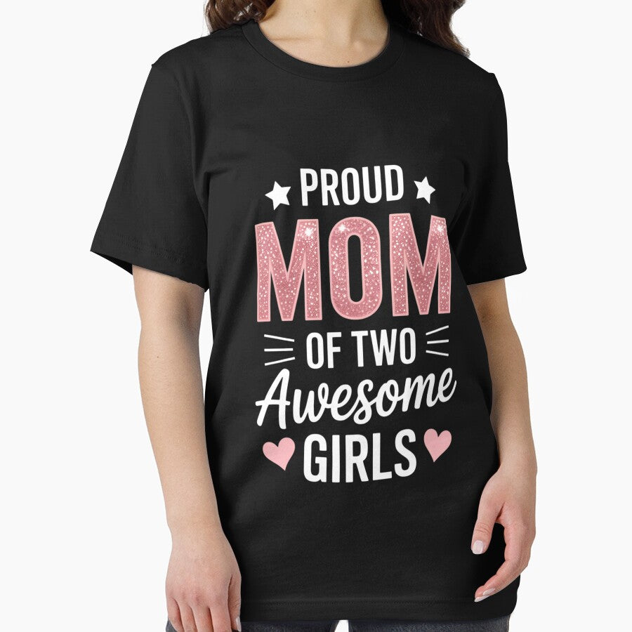 Mother of Two 2 Girls Mother of 2 Boys Mother's Day by AsteriskDatBArt T-Shirts, Hoodie, Sweatshirt (Image 2)