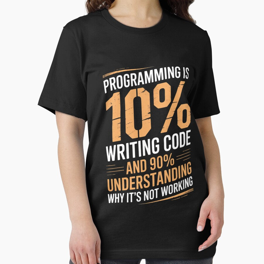 Programming 10 Percent Writing Code IT Programmer Men Women by sonlylya T-Shirts, Hoodie, Sweatshirt (Image 2)