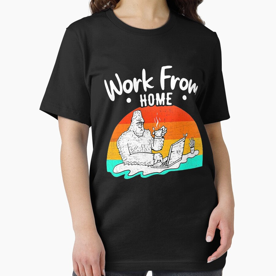 Work From Home Employee Bigfoot by Ahmadeshop T-Shirts, Hoodie, Sweatshirt | BlankRebels.com (Image 2)