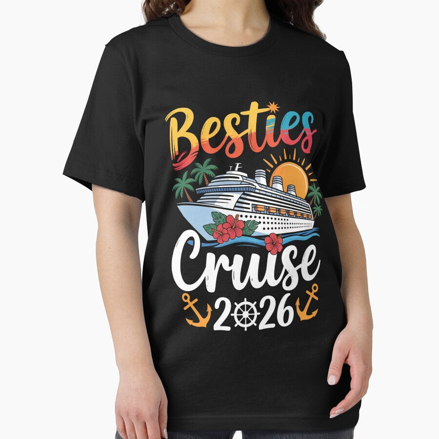 Besties Cruise Trip 2026 Vacation Best Friend Cruising by johnertullio T-Shirts, Hoodie, Sweatshirt (Image 2)