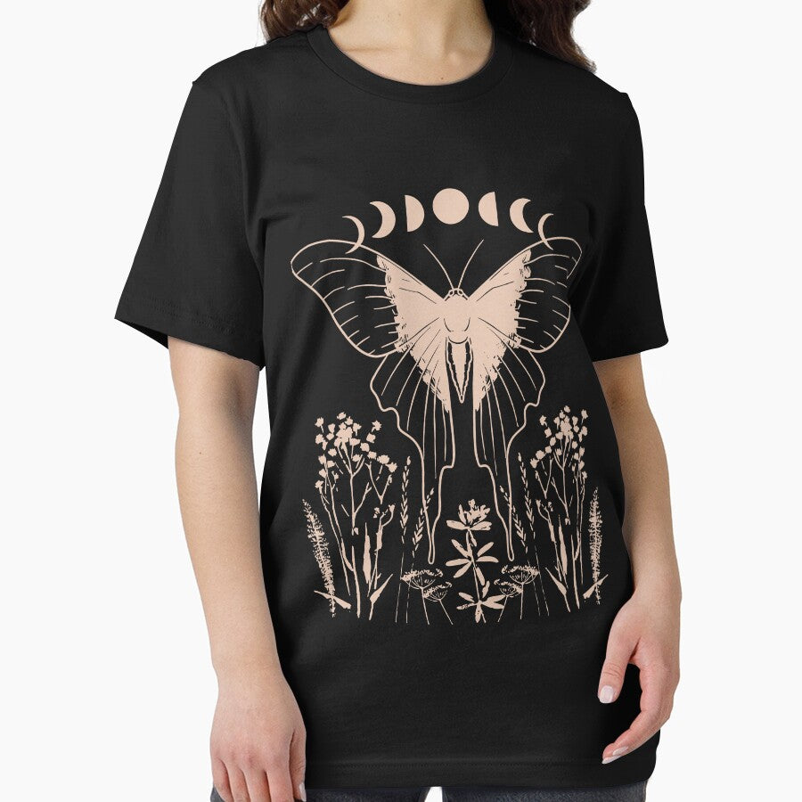 Butterfly Moon Phases Cottagecor Grunge Fairycore by tammyrange T-Shirts, Hoodie, Sweatshirt | BlankRebels.com (Image 2)