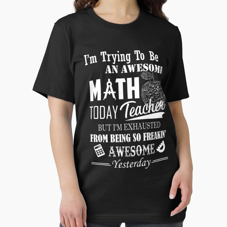 Awesome Math Teacher by aryagiri T-Shirts, Hoodie, Sweatshirt | BlankRebels.com (Image 2)