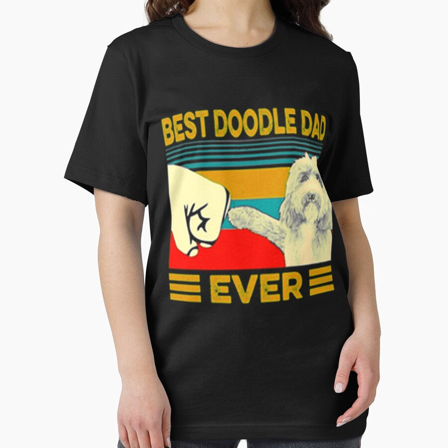 Vintage best Doodle dad ever T-shirt by RithaMatch