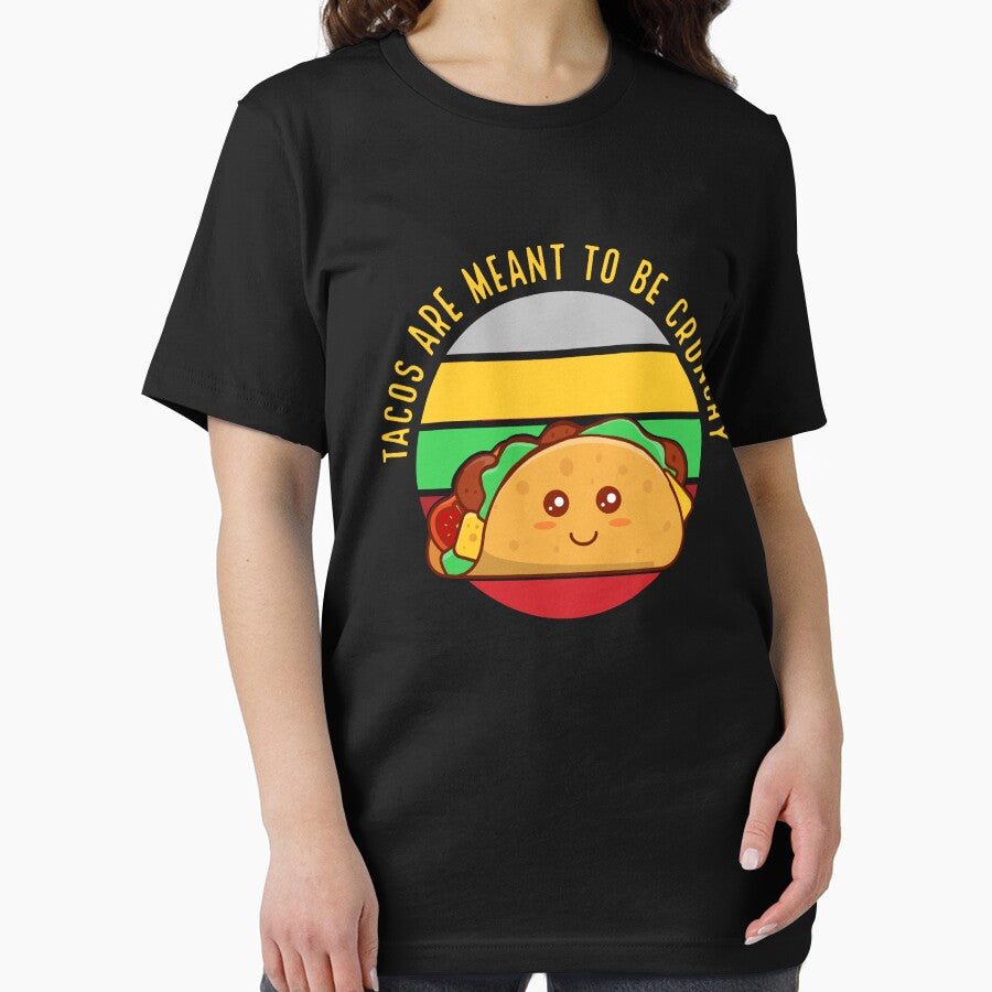 Tacos Are Meant To Be Crunchy Funny Taco by Zurickdesigns T-Shirts, Hoodie, Sweatshirt | BlankRebels.com (Image 2)