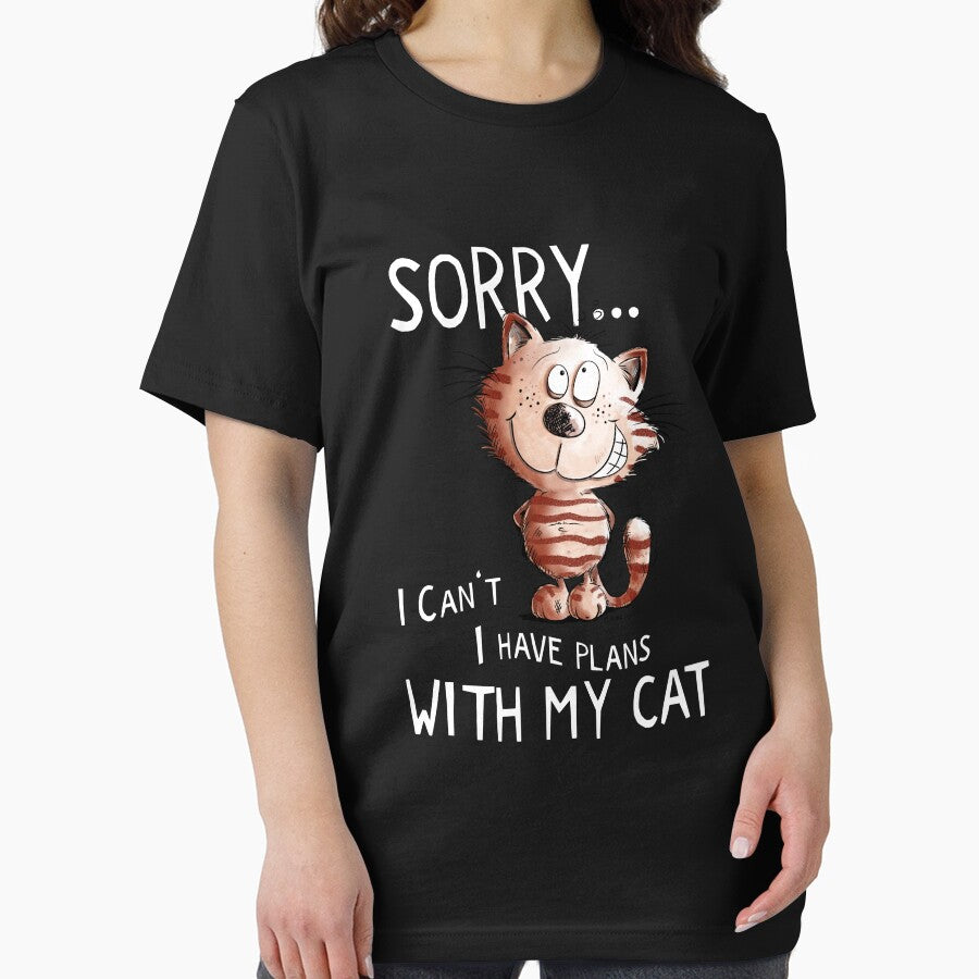 Sorry I Have Plans With My Cat by modartis T-Shirts, Hoodie, Sweatshirt | BlankRebels.com (Image 2)