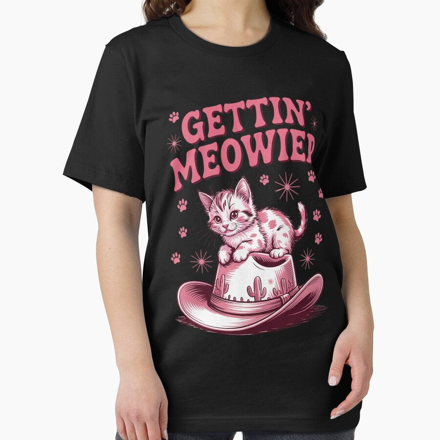 Getting Meowied Cat Lover Western Cowgirl by StephenDDArt T-Shirts, Hoodie, Sweatshirt | BlankRebels.com (Image 2)