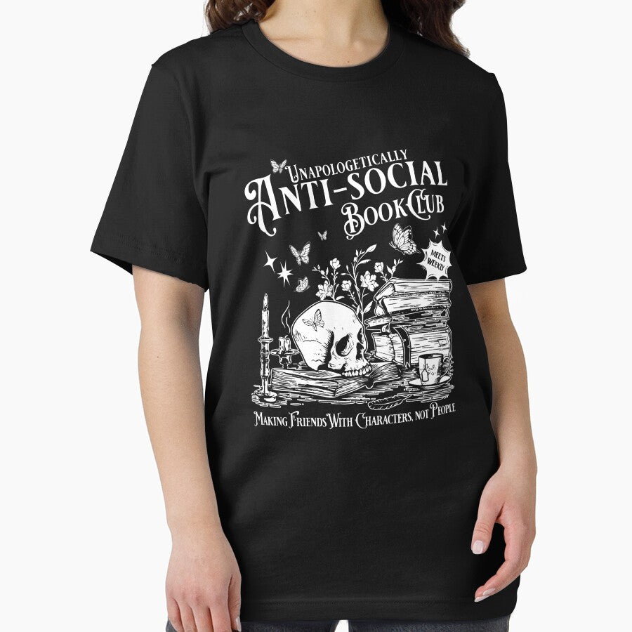 Unapologetically Antisocial Book Club by NellieIrish208 T-Shirts, Hoodie, Sweatshirt | BlankRebels.com (Image 2)