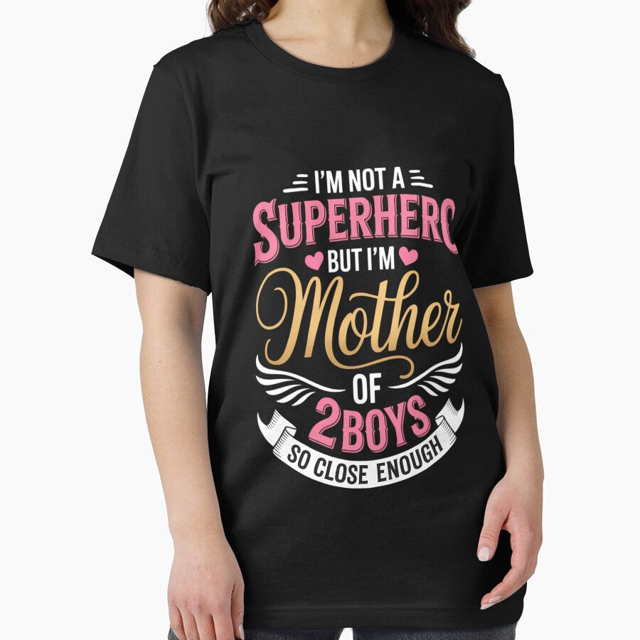 Mother of Two Boys Funny for Mom with 2 Sons by JonathalIngham T-Shirts, Hoodie, Sweatshirt | BlankRebels.com (Image 2)