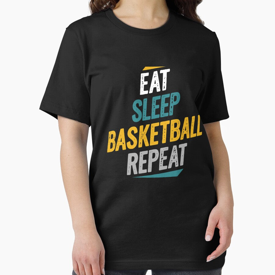 Eat Sleep Basketball Repeat Basketball Fans by Go-Fun T-Shirts, Hoodie, Sweatshirt | BlankRebels.com (Image 2)