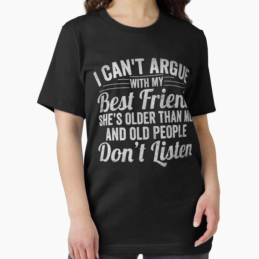 i can't argue with my best friend she's older than me and old people don't listen, vintage by RyuEssence... (Image 2)