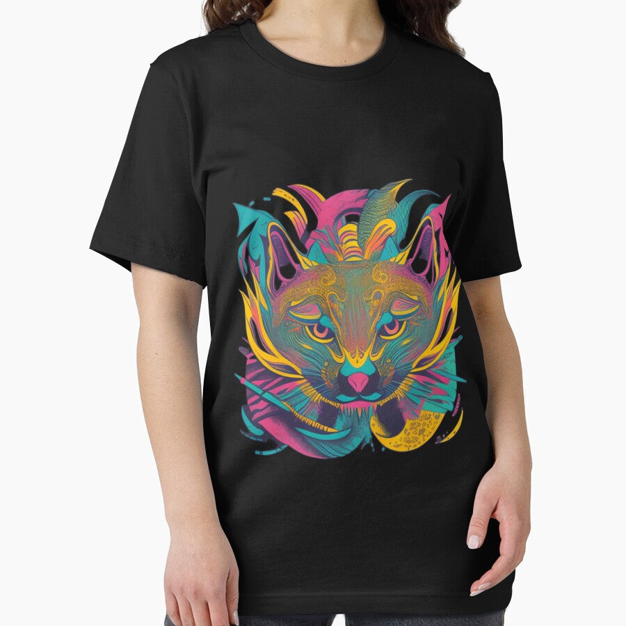 Psychedelic cat design by Roxburylane T-Shirts, Hoodie, Sweatshirt | BlankRebels.com (Image 2)