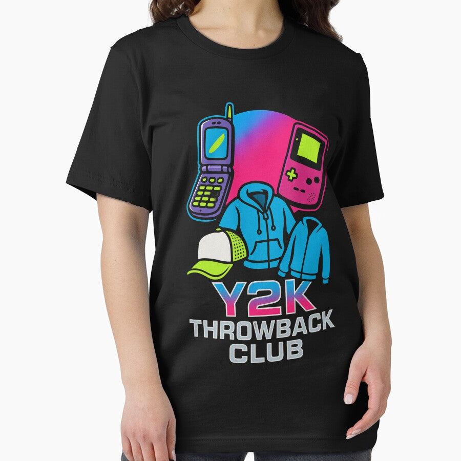 Y2K Throwback Club - Retro 2000s Nostalgia Aesthetic by HROC T-Shirts, Hoodie, Sweatshirt | BlankRebels.com (Image 2)
