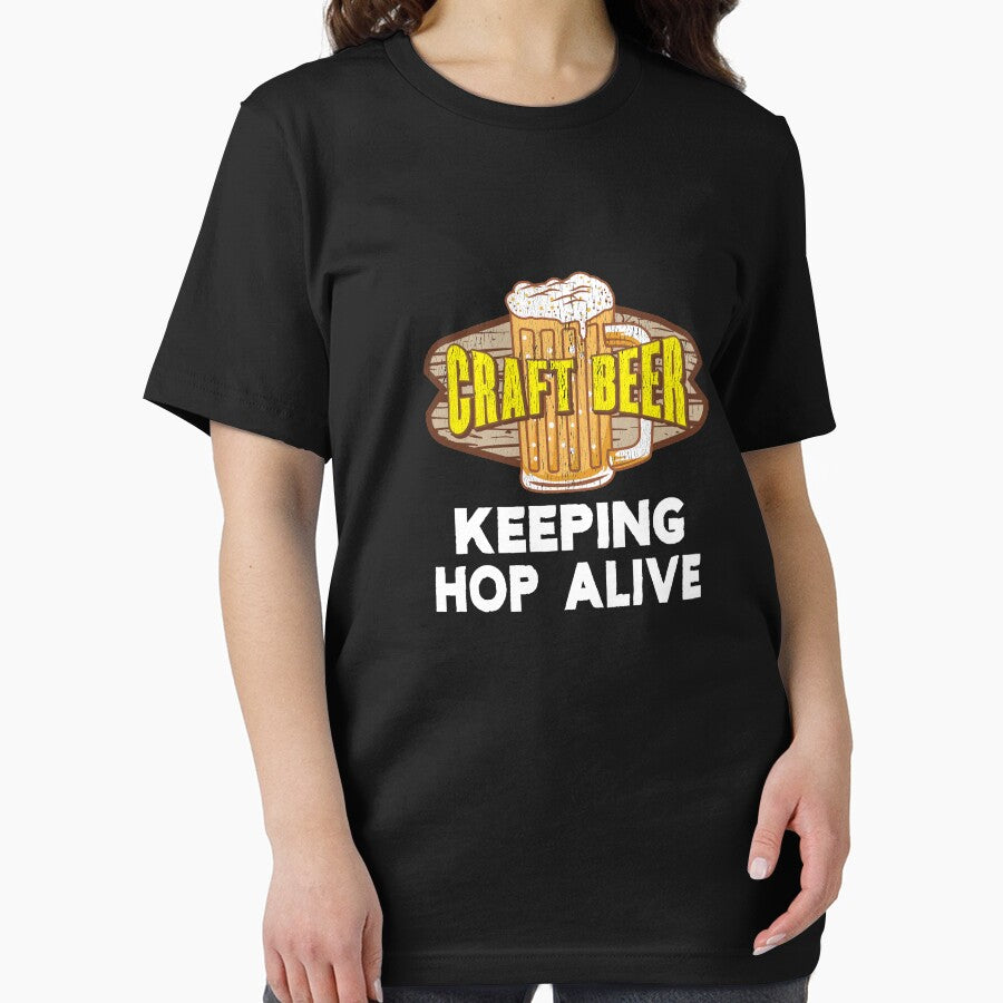 Top Fun Craft Beer Keeping Hop Alive Gift Design by LGamble12345
