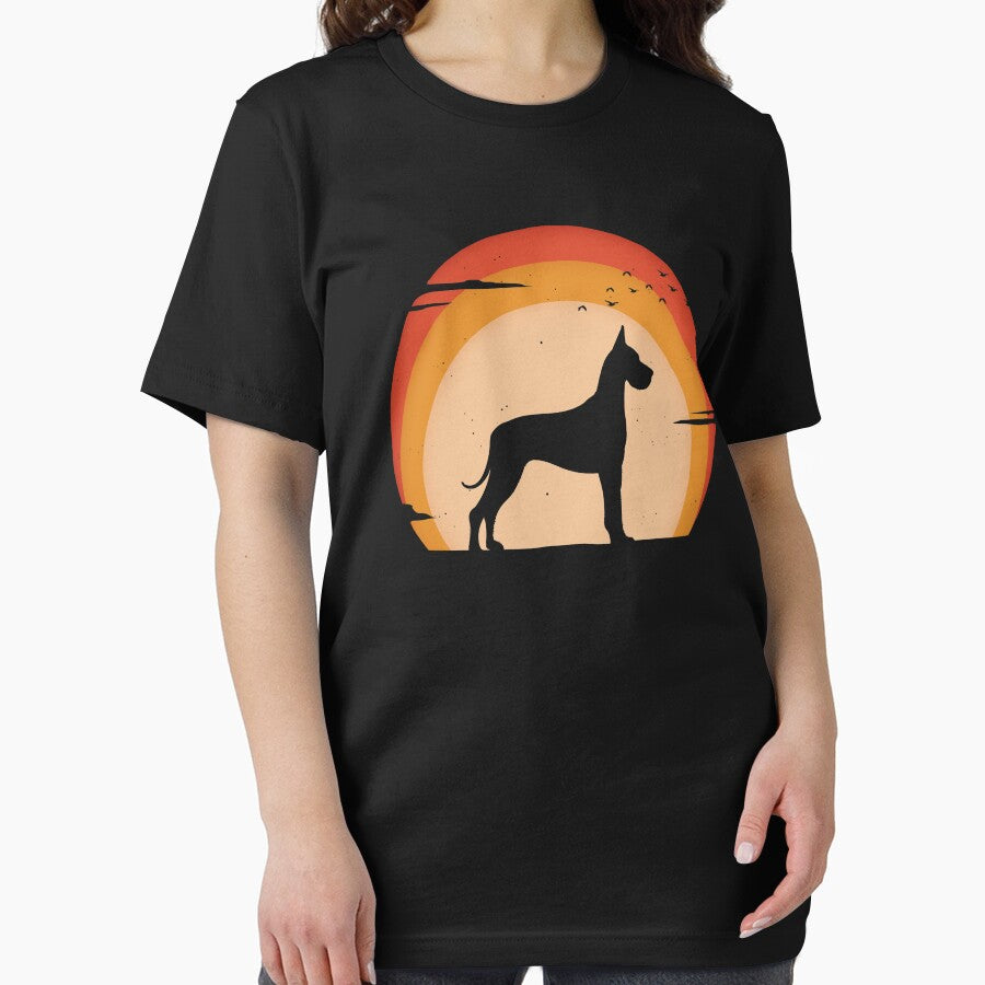 Vintage Danish Dog Sunset by SHIRTOVERLORD T-Shirts, Hoodie, Sweatshirt | BlankRebels.com (Image 2)