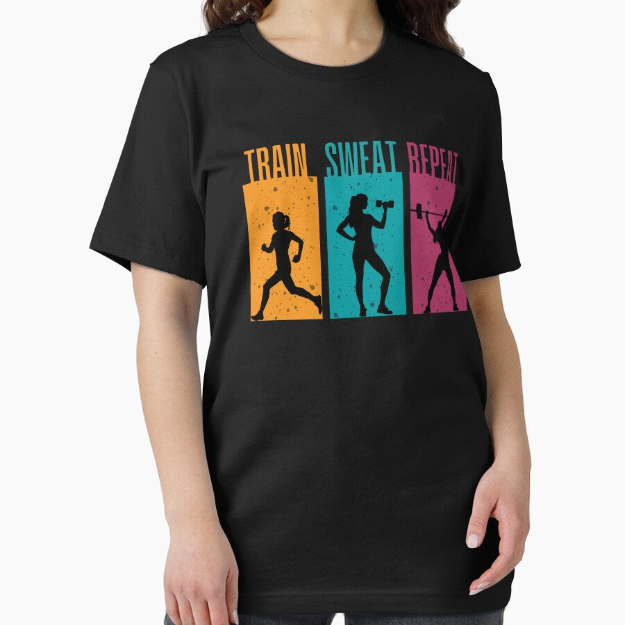 Train Sweat Repeat T-Shirts, Hoodie, Sweatshirt