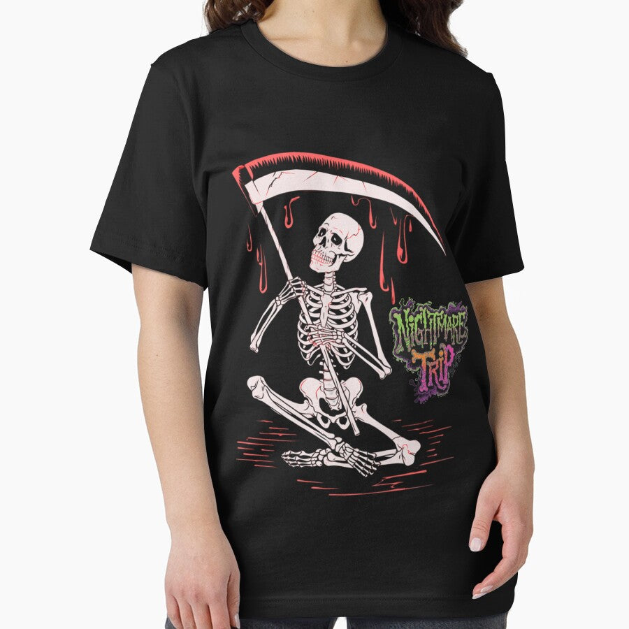Macabre Reaper: Bloody Nightmare Trip Design by FeelCreations T-Shirts, Hoodie, Sweatshirt | BlankRebels.com (Image 2)