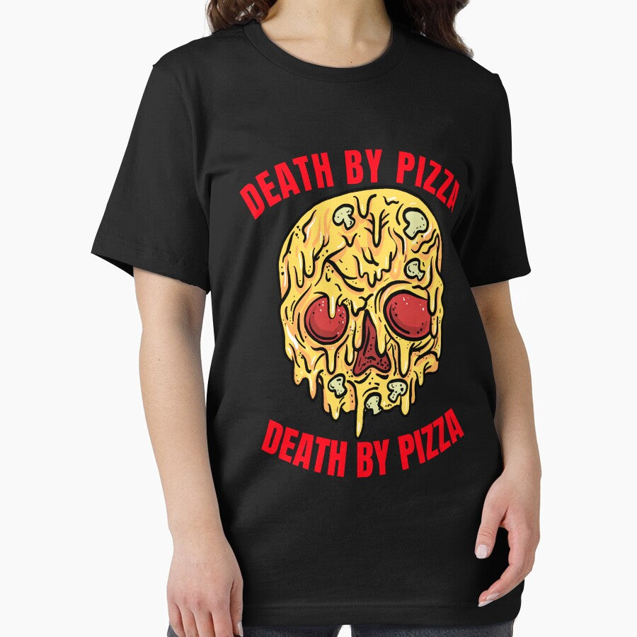 Death By Pizza. Aesthetic Funny Pizza Lover by BitcoinBros T-Shirts, Hoodie, Sweatshirt | BlankRebels.com (Image 2)