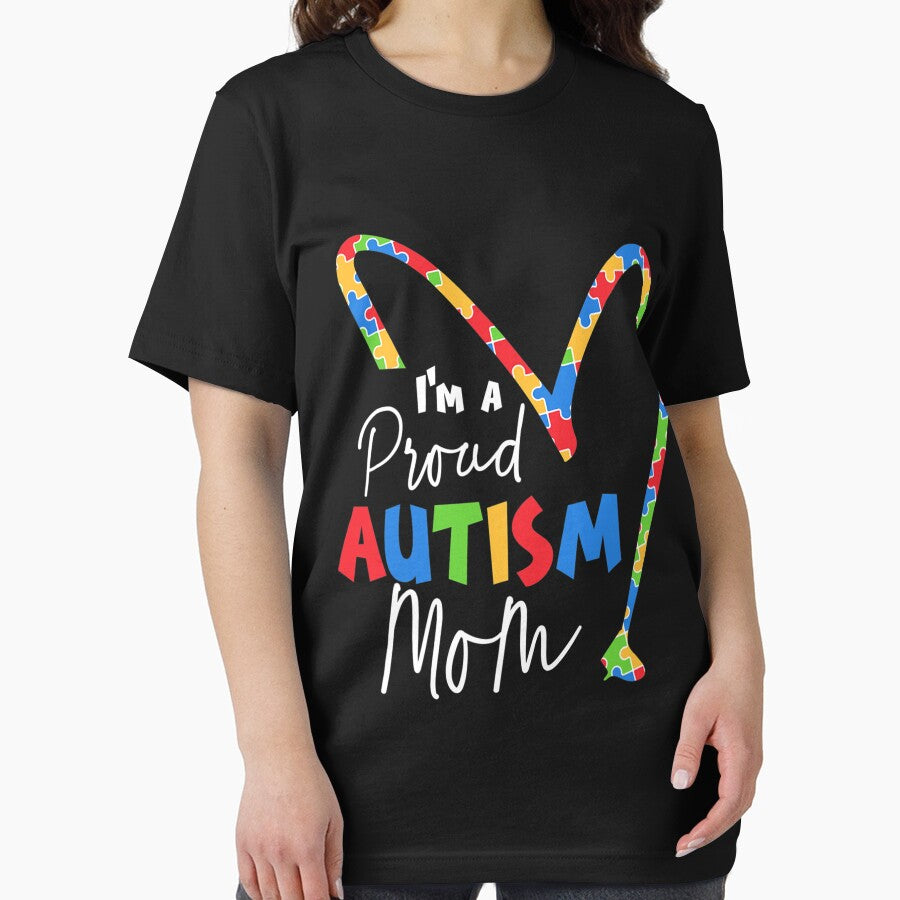 Im A Proud Autism Mom Autism Awareness by ScarlettHobbs T-Shirts, Hoodie, Sweatshirt | BlankRebels.com (Image 2)