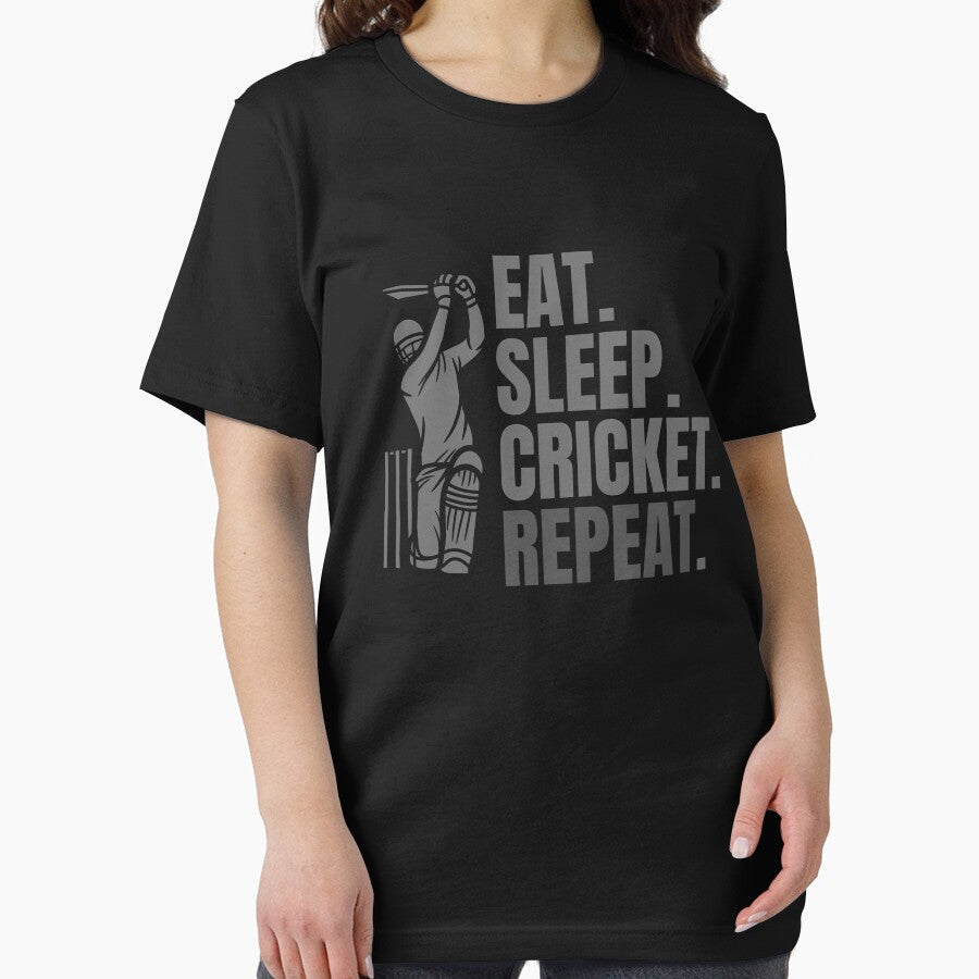 eat sleep cricket repeat by Creativedsigna