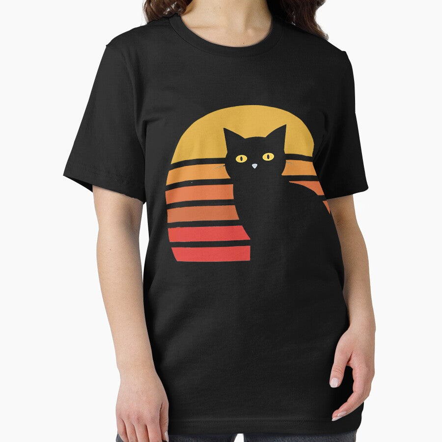 Vintage Retro Cat Silhouette, Love-r Dad Mom, Boy Girl Funny by TheHumbleLemon T-Shirts, Hoodie, Sweatshirt (Image 2)