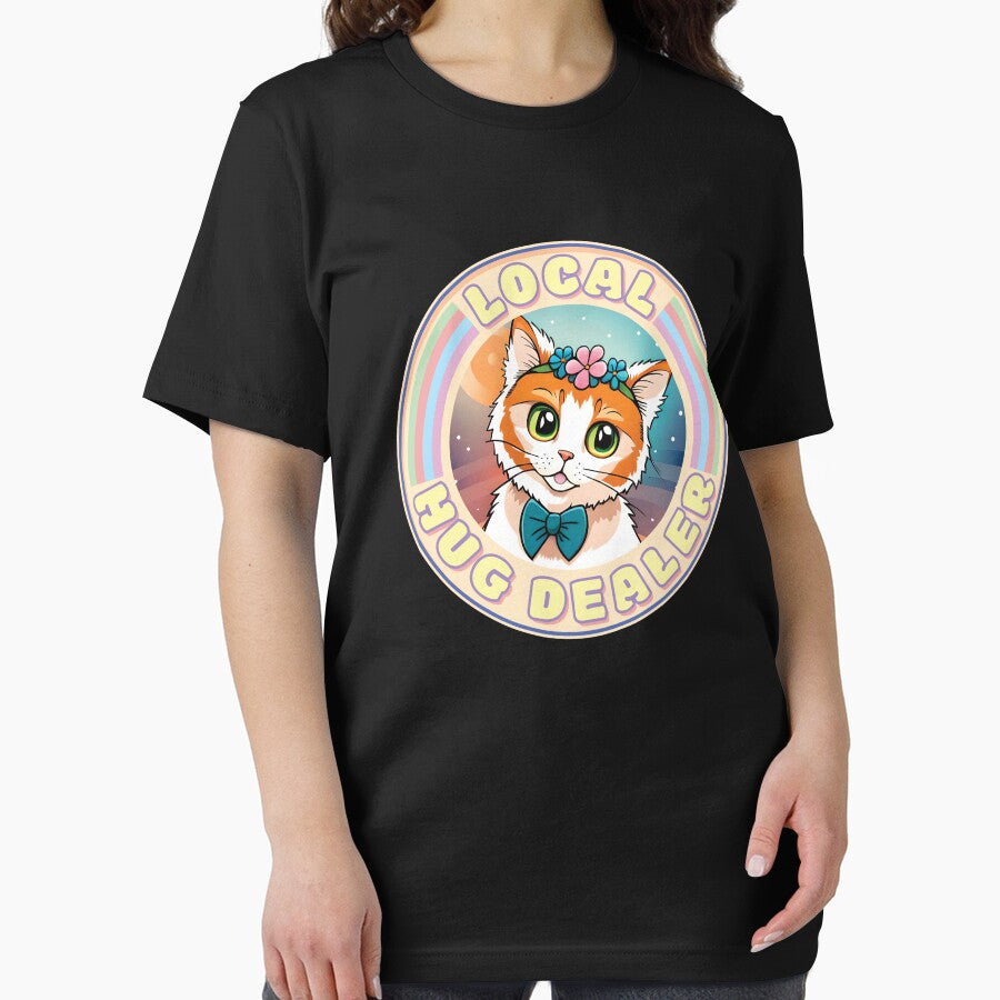 Local Hug Dealer - Cute Cat Pastel Colors for Cat Lovers Ver3 by thecatcouch T-Shirts, Hoodie, Sweatshirt (Image 2)