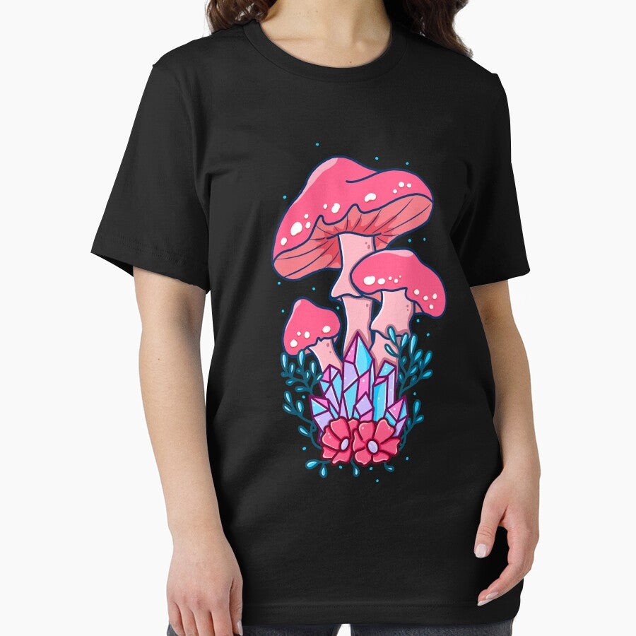 Mushroom and Crystals by Kimprut T-Shirts, Hoodie, Sweatshirt | BlankRebels.com (Image 2)