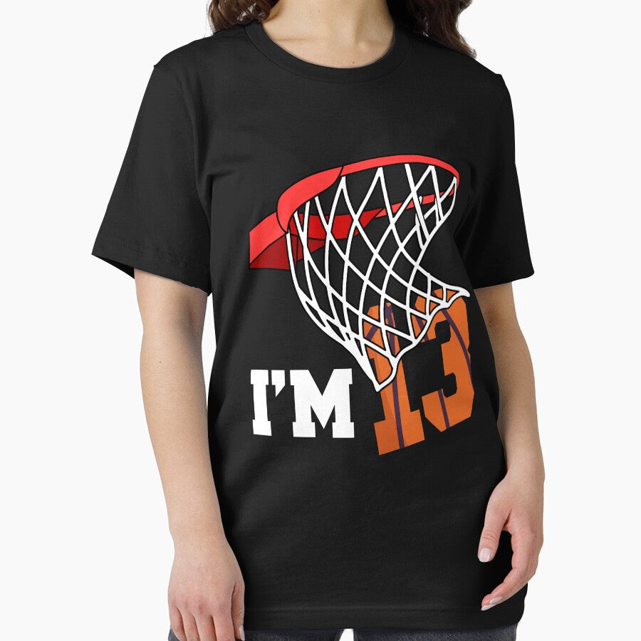 I'm 13 Basketball 13th birthday basketball player by Ibu83 T-Shirts, Hoodie, Sweatshirt | BlankRebels.com (Image 2)
