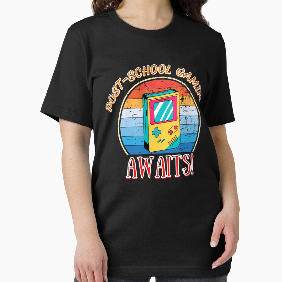 Post school gaming awaits T-Shirt by Strale25kv