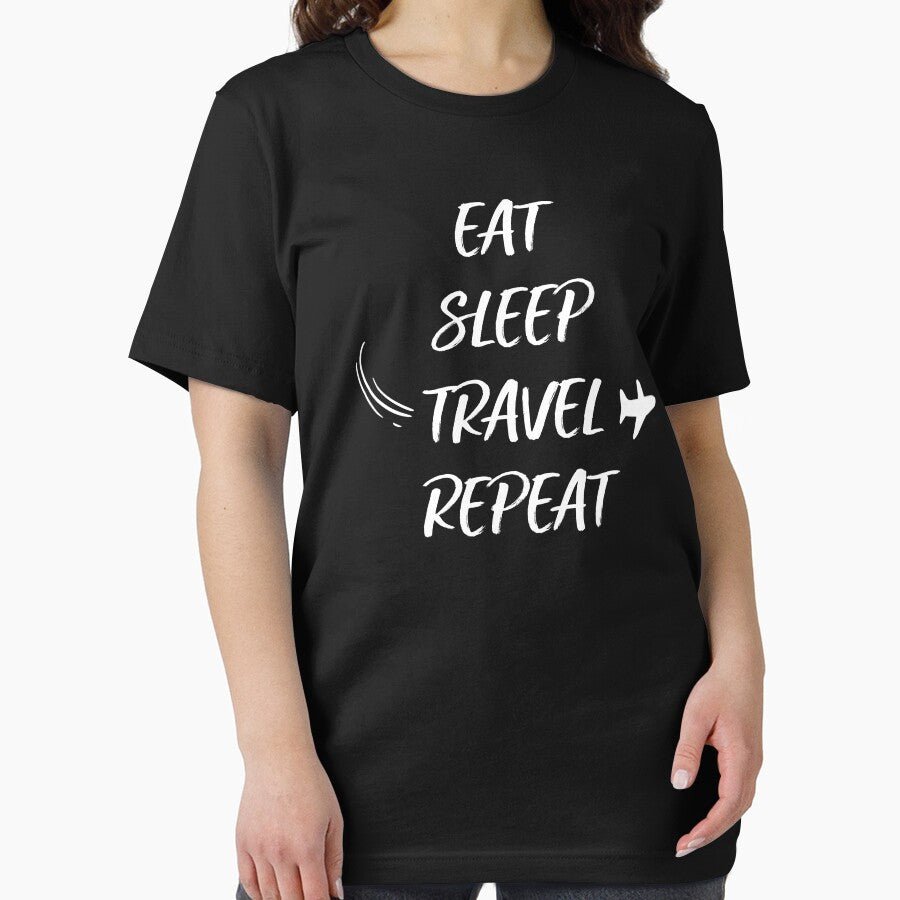 Eat Sleep Travel Repeat Travel lover by AstroShop1 T-Shirts, Hoodie, Sweatshirt | BlankRebels.com (Image 2)
