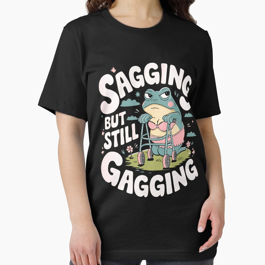Sagging But Still Gagging Funny Frog T-Shirts, Hoodie, Sweatshirt