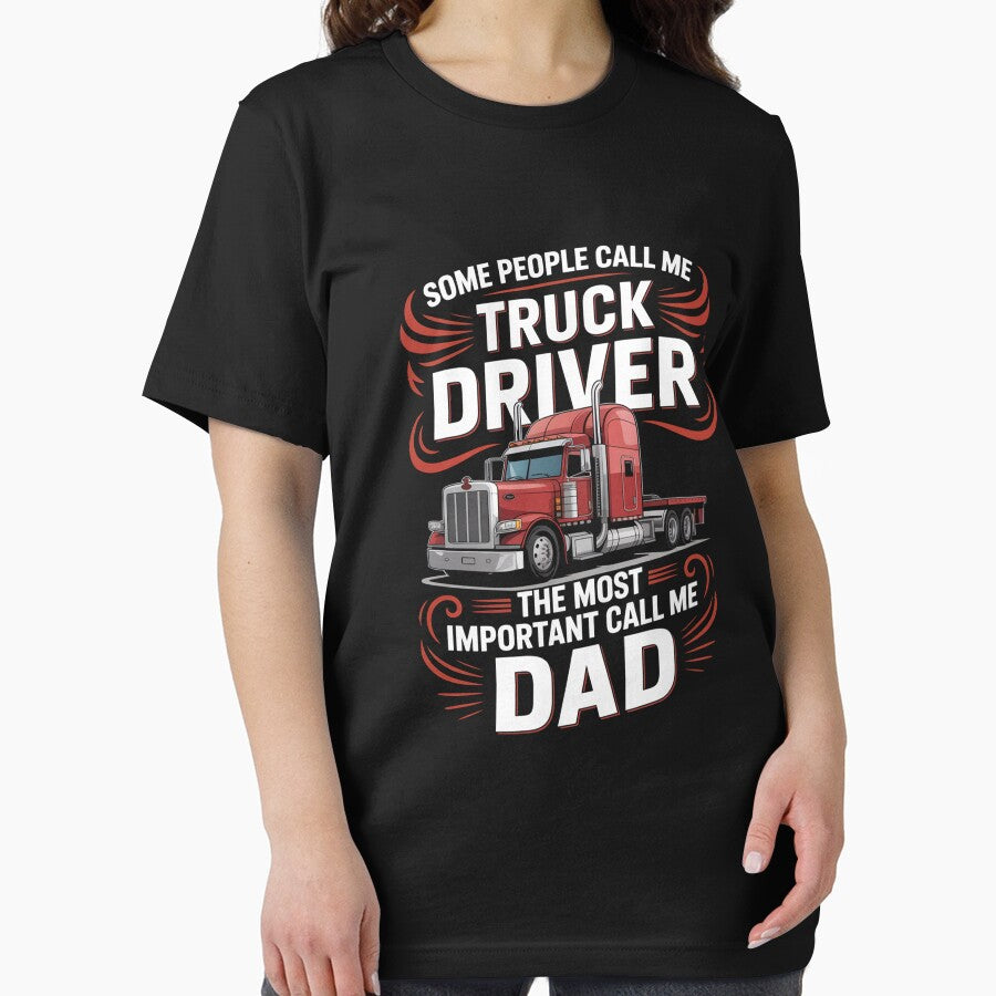Truck Driver Dad by DianaStantzo T-Shirts, Hoodie, Sweatshirt | BlankRebels.com (Image 2)