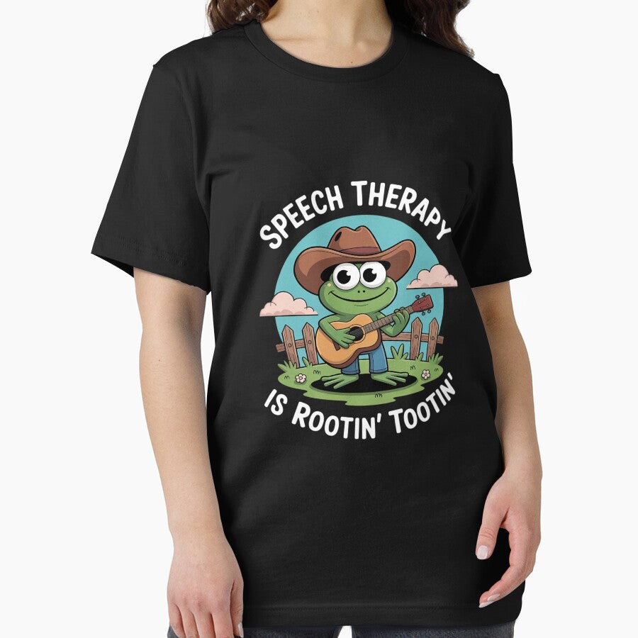 Occupational Therapy Is Rootin' Tootin' Western Cowboy Frog by BubblePancake T-Shirts, Hoodie, Sweatshirt (Image 2)