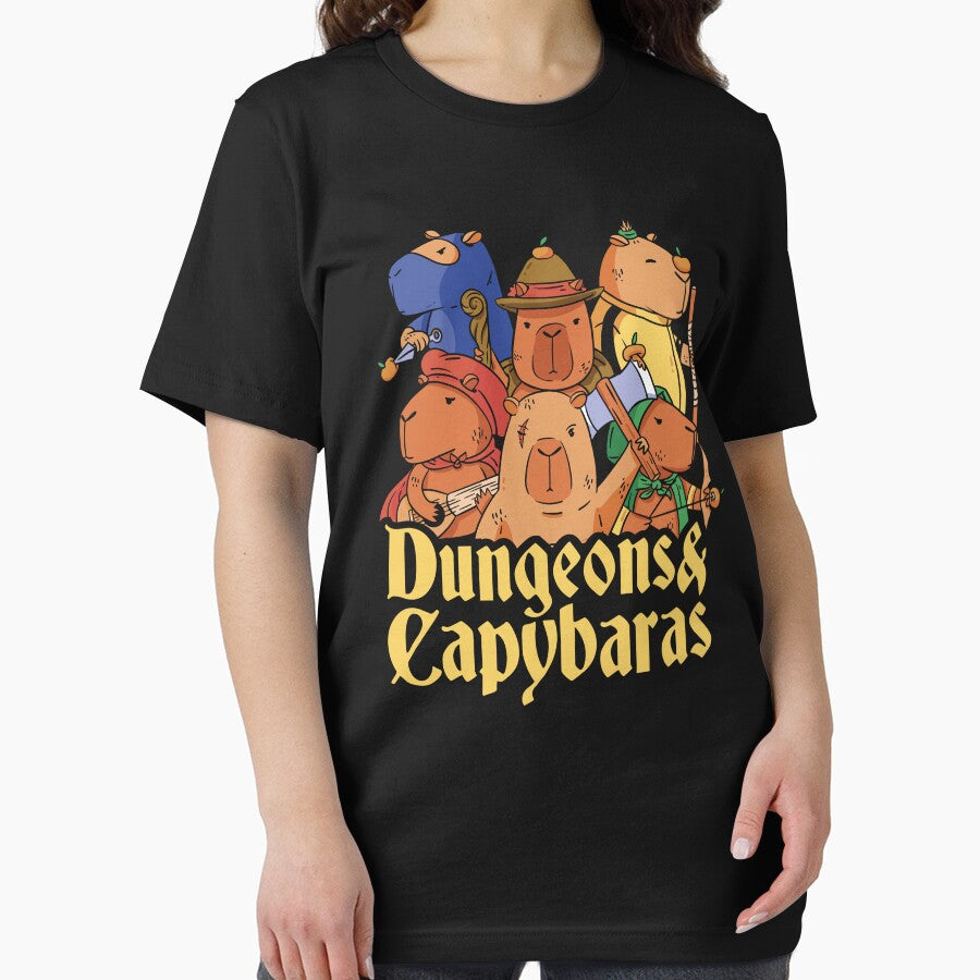 dungeons and capybaras by ricksupplies T-Shirts, Hoodie, Sweatshirt | BlankRebels.com (Image 2)