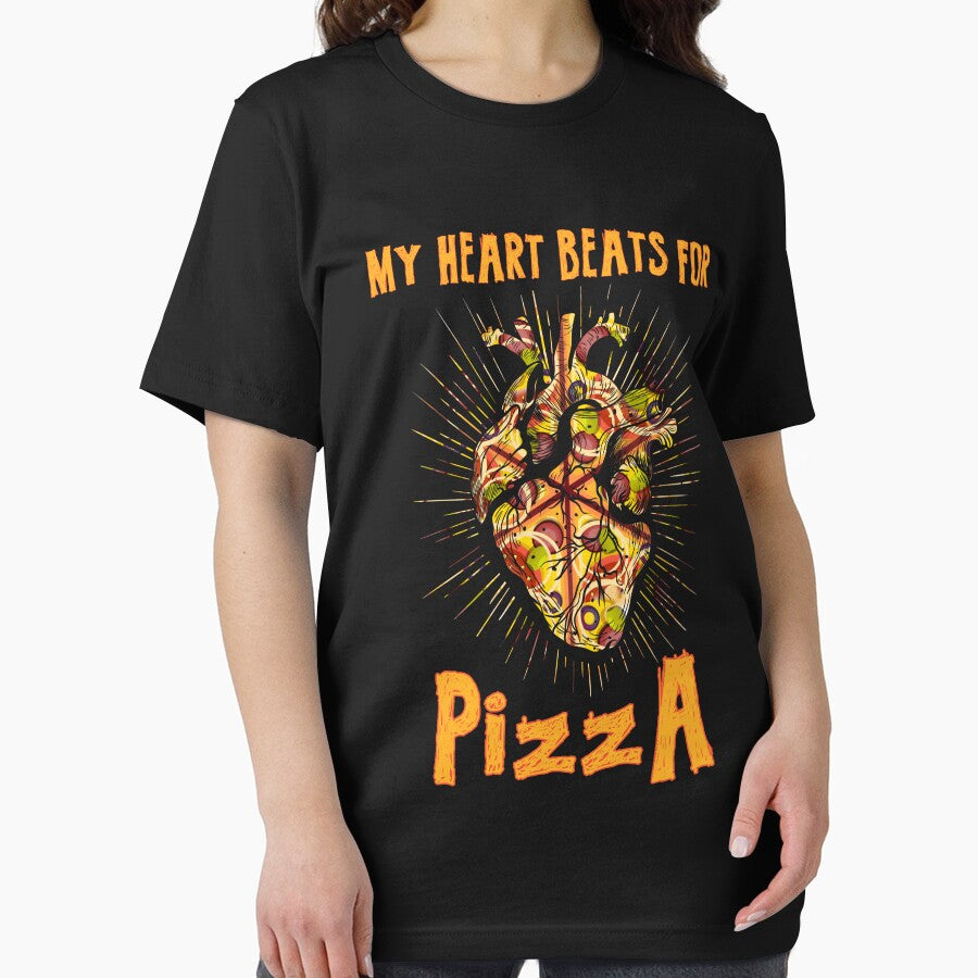 My heart beats for pizza by SidTastic T-Shirts, Hoodie, Sweatshirt | BlankRebels.com (Image 2)