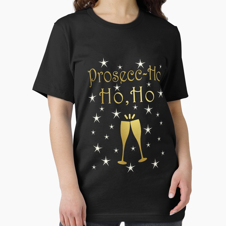 Top Fun Christmas Pun Prosecco Ho Ho Ho Gift Design by LGamble12345 T-Shirts, Hoodie, Sweatshirt | BlankRebels.com (Image 2)