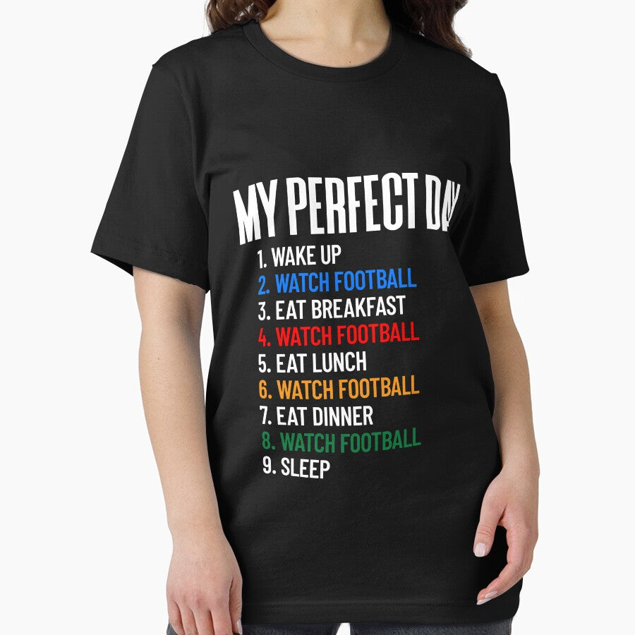 My Perfect Day Watch Football All Day Football Fan Gift Gear by DynamicDesign T-Shirts, Hoodie, Sweatshirt (Image 2)