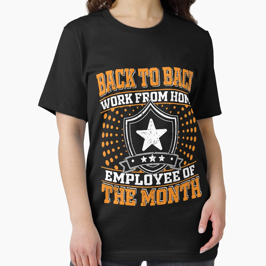 Back To Back Work From Home Employee Of The Month by RedQuality T-Shirts, Hoodie, Sweatshirt | BlankRebels.com (Image 2)