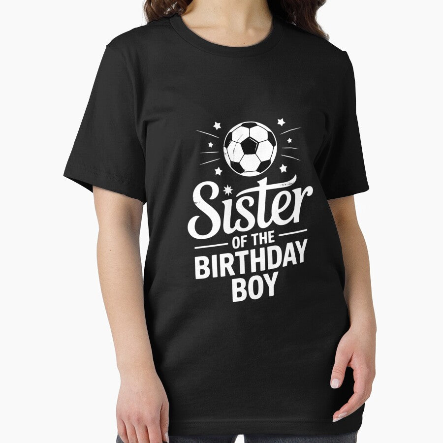 Sister Of The Birthday Boy Matching Family Soccer Birthday by joyouartArt